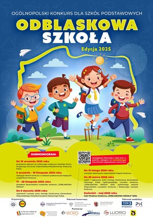 Konkurs "Odblaskowa Szkoła" - Zadbaj o bezpieczeństwo uczniów!