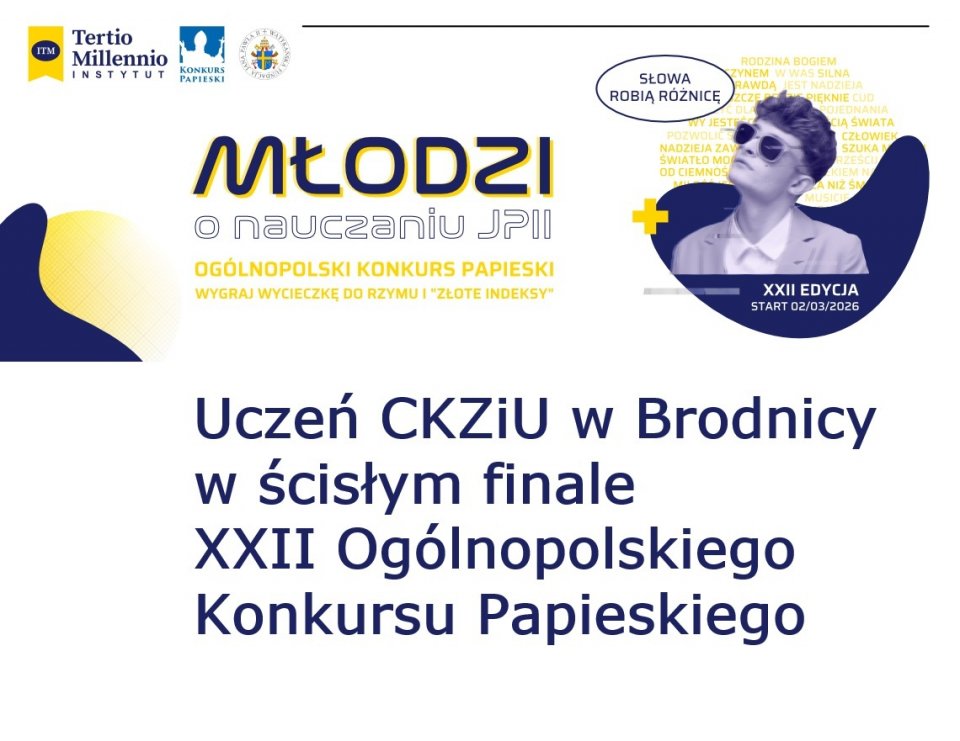 Uczeń z Brodnicy w Finale Ogólnopolskiego Konkursu Papieskiego! - 2