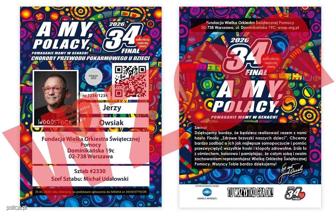 Safe WOŚP Finale: Police Advice