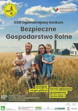XXIII Ogólnokrajowy Konkurs Bezpieczne Gospodarstwo Rolne: Zadbaj o Bezpieczeństwo i Wygraj Nagrody!