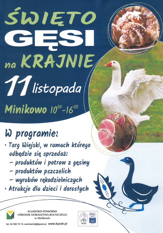 Zapraszamy na Święto Gęsi w Minikowie!