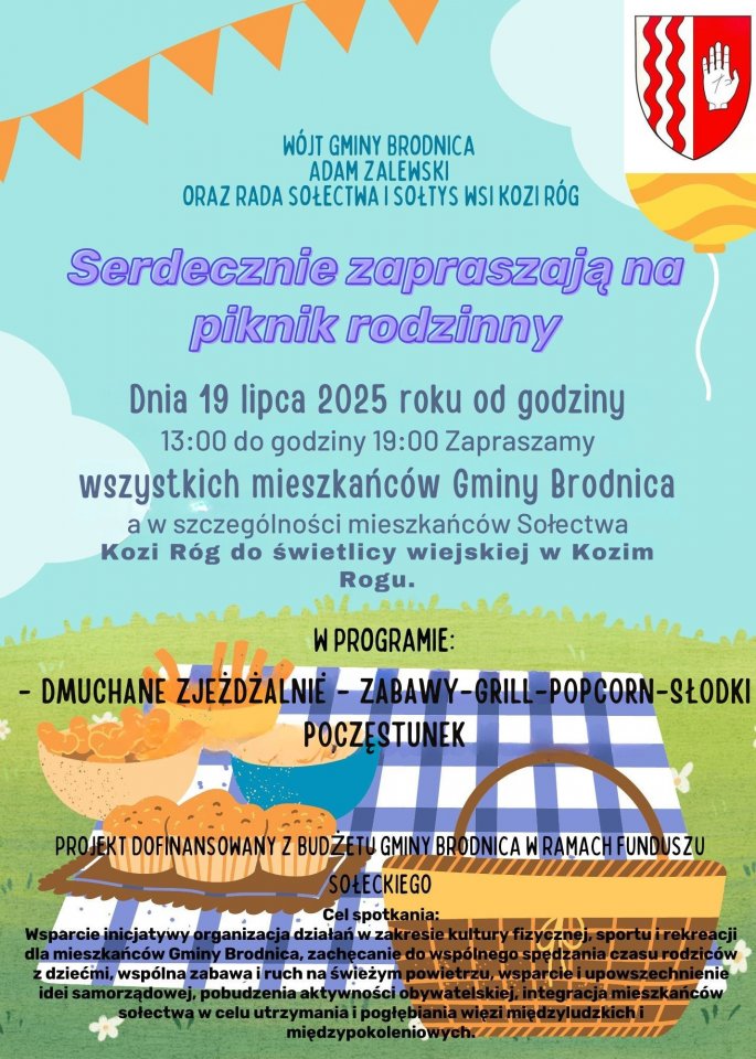 Zapraszamy na Piknik Rodzinny w Kozim Rogu!