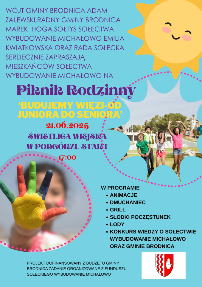 Piknik Rodzinny w Wybudowaniu Michałowo już 17 czerwca!